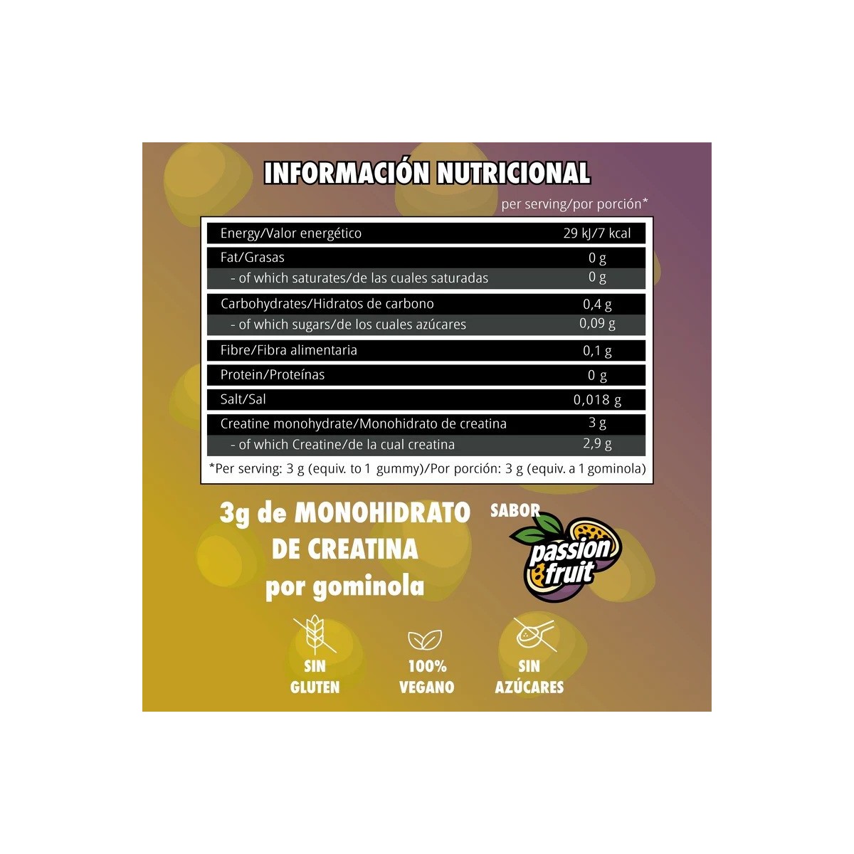 Creatina en Gominolas Big Bros 60 gummies