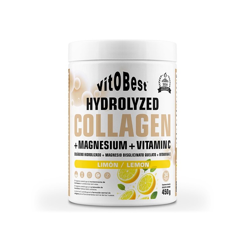 Colágeno Hidrolizado + Magnesio + Vitamina C 450gr Vitobest