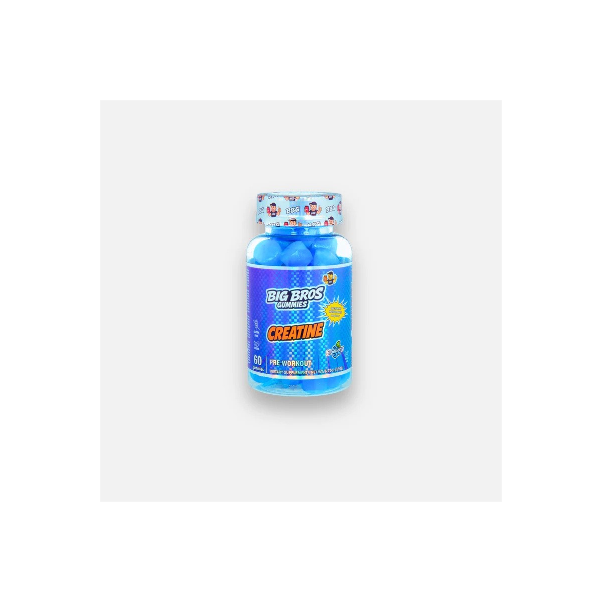 Creatina en Gominolas Big Bros 60 gummies