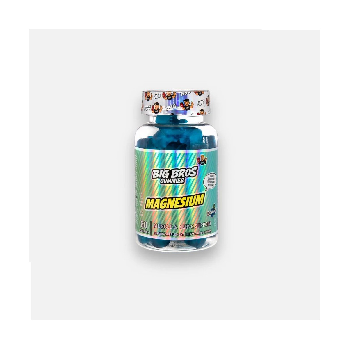Magnesio Bisglicinato en Gominola 60 Gummies Big Bros