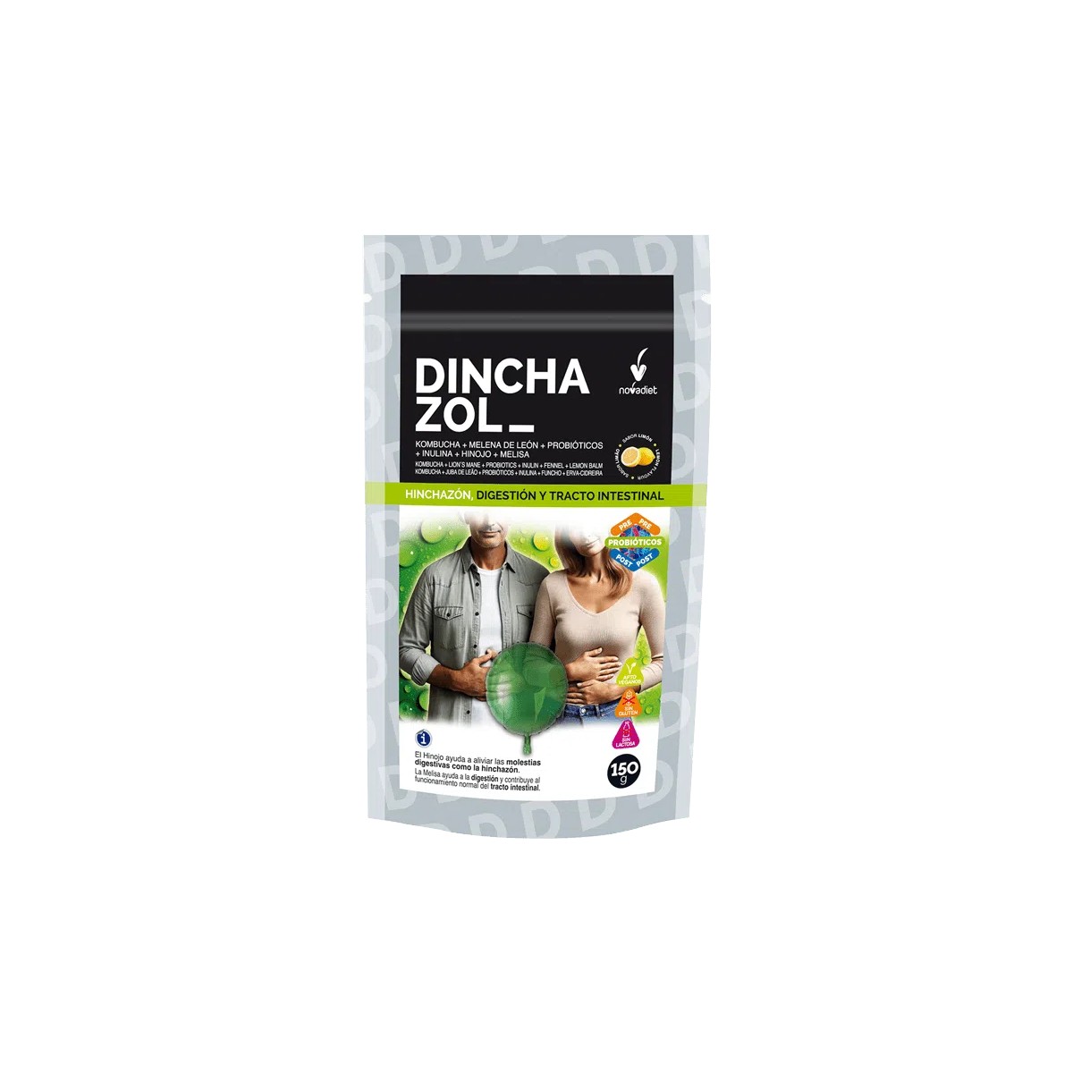 Dinchazol 150g Novadiet Digestiones Sin Hinchazón