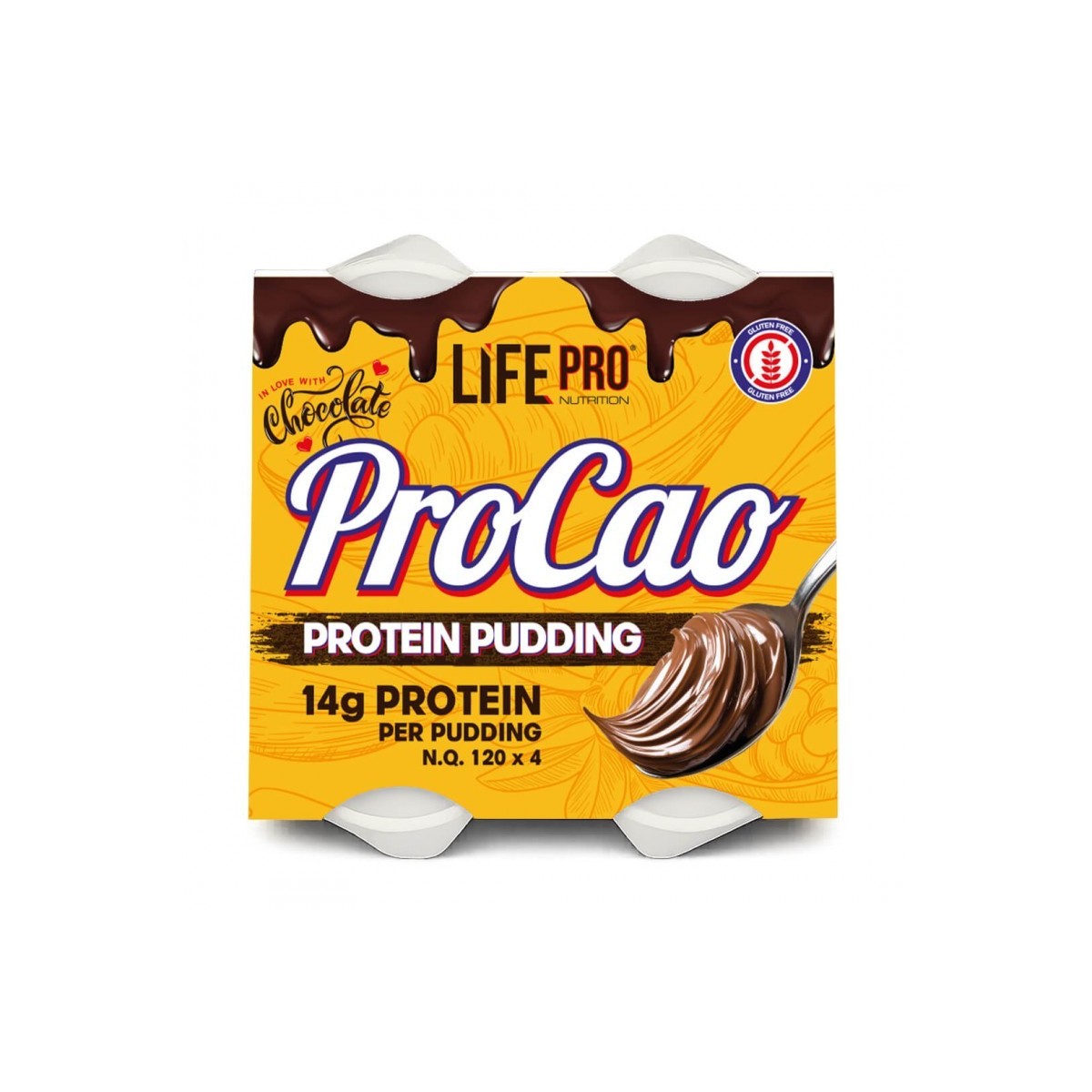 Protein Pudding Procao 4x120g Life Pro
