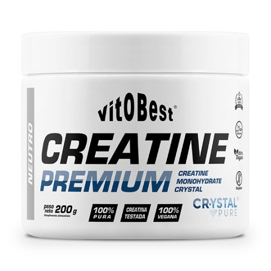Creatina Premium CrystalPure® 200gr Vitobest