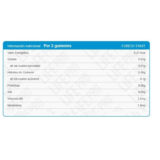 Melatonina Gominolas Life Pro 60ud