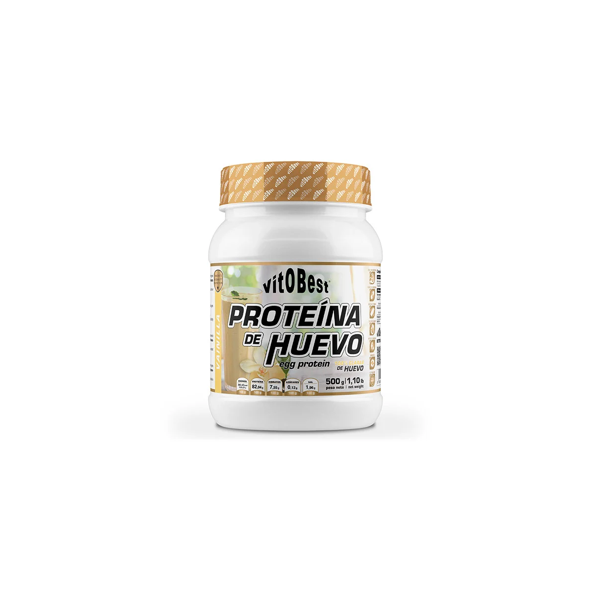 Proteina de Clara de Huevo en polvo 500g Sabores Vitobest