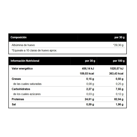 Proteina de Clara de Huevo en polvo 500g Sabores Vitobest