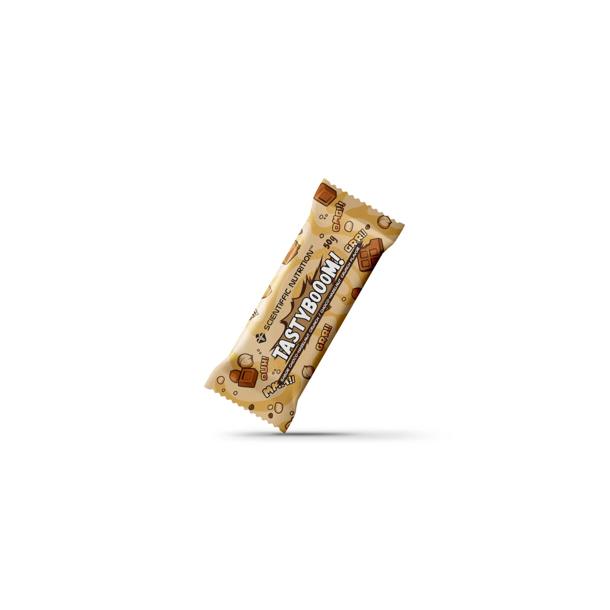 Tasty Boom Barrita Proteica Sin Azúcares, Baja en Hidratos y Grasas
