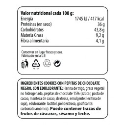 COOKIES PROTEINA 1X4UD-PEPITAS CHOCOLATE-MAX PROTEIN