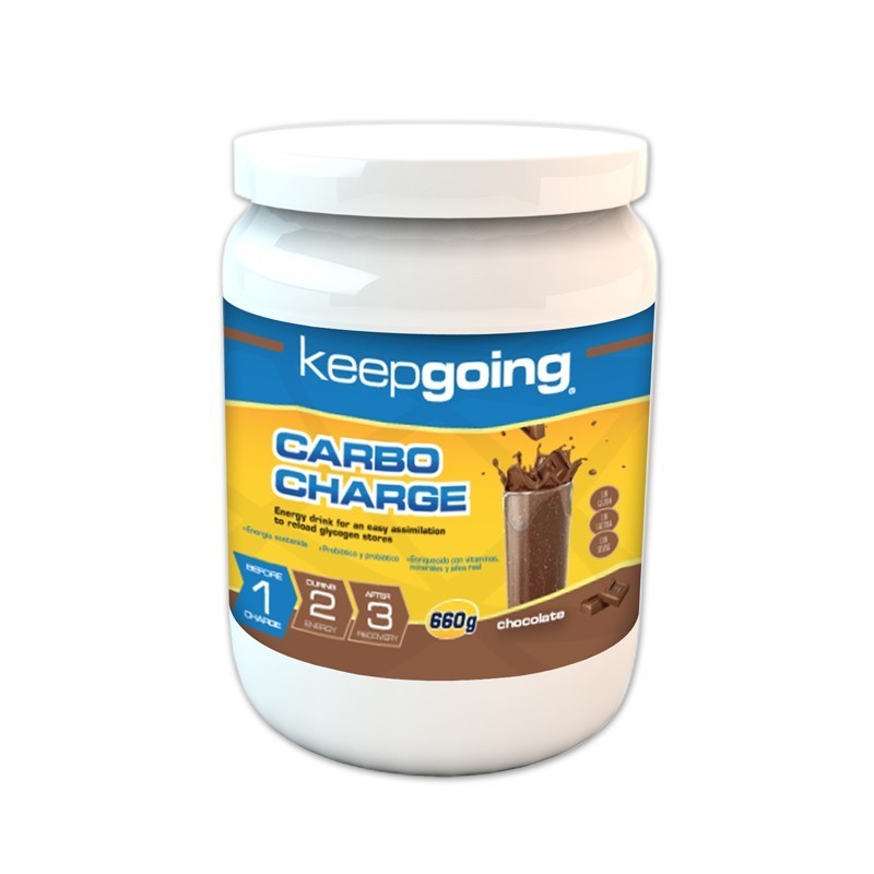 ENERGY CARBO CHARGE- KEEPGOING-660GR-BEBIDA RECARGA ENERGETICA