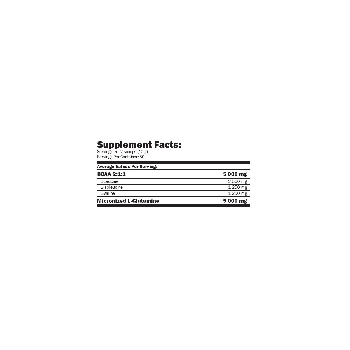 GLUTAMINA+BCAA 500GR AMIX