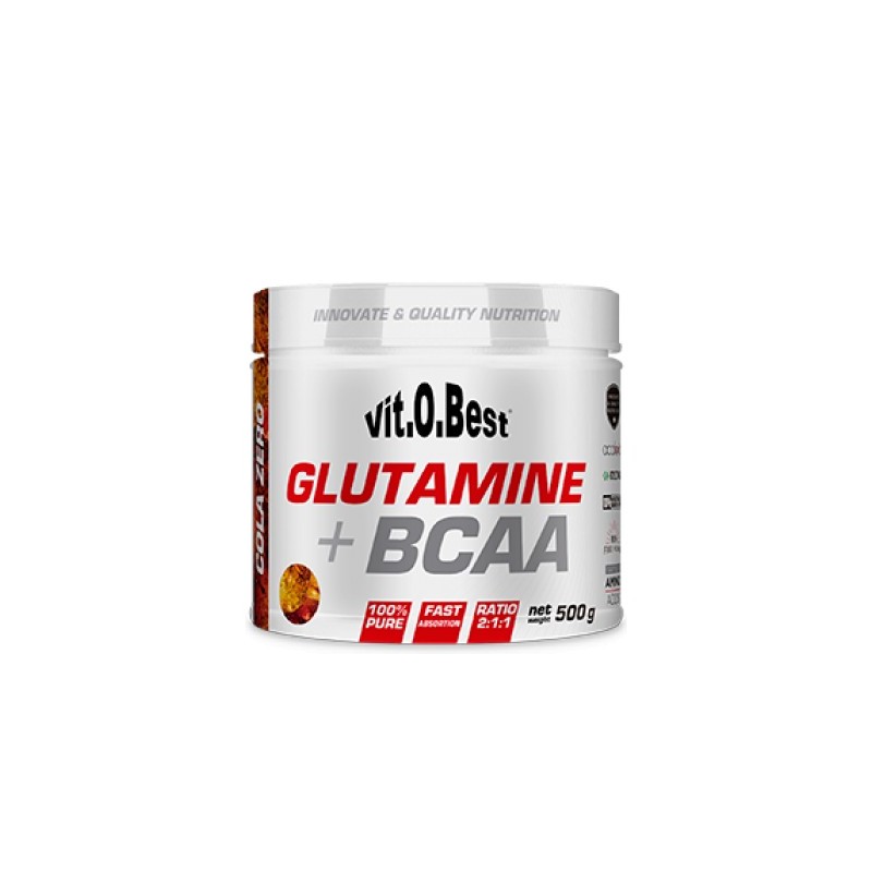 GLUTAMINA + BCAA VITOBEST 500GR GLUTAMINA + BCAA VITOBEST 500GR