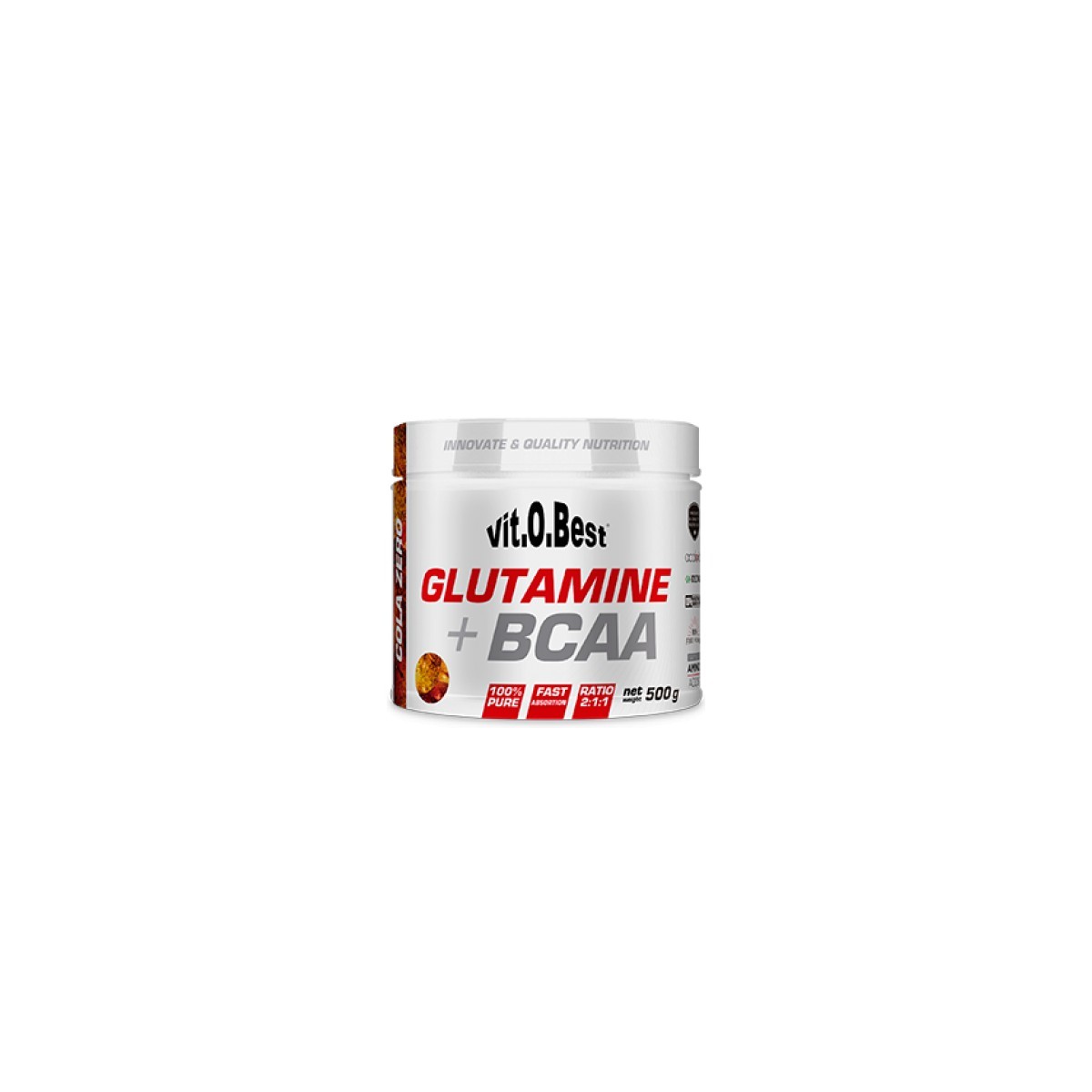 GLUTAMINA + BCAA VITOBEST 500GR