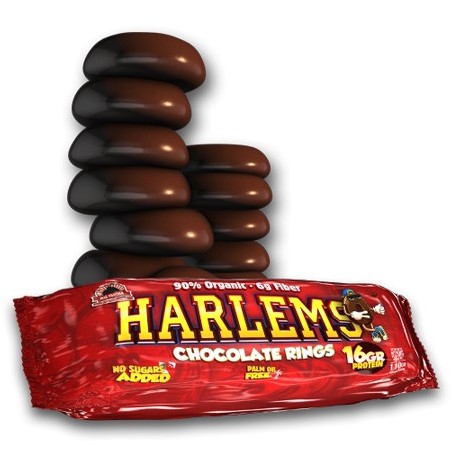 HARLEMS- ROSQUILLAS CRUJIENTES DE CHOCOLATE-1PACK X 9UD-MAX PROTEIN