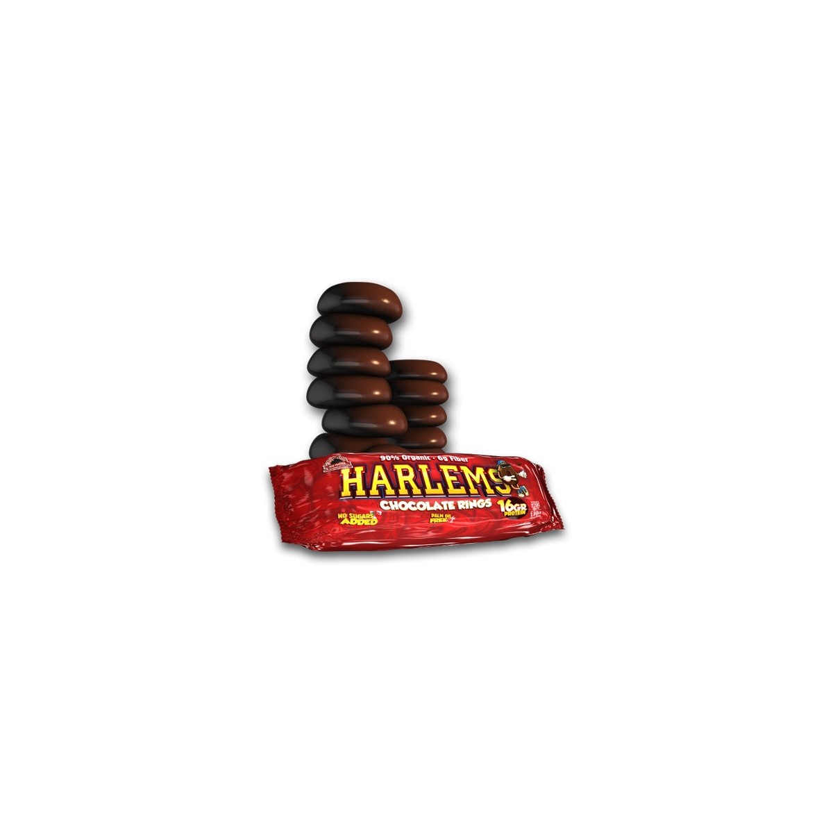 HARLEMS- ROSQUILLAS CRUJIENTES DE CHOCOLATE-1PACK X 9UD-MAX PROTEIN