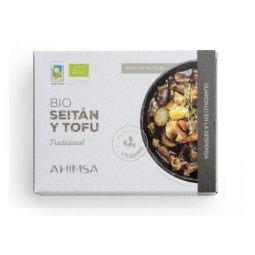 BIO SEITÁN Y TOFU 260g-AHIMSA- Carne vegetal