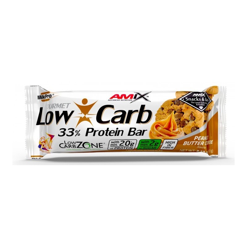 LOW CARB 33% PROTEIN BAR 60g - AMIX