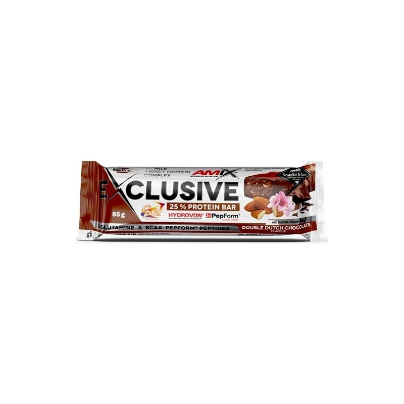 AMIX EXCLUSIVE PROTEIN BAR 1 X 85G- Barrita proteica 25% proteina