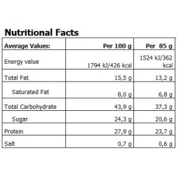 AMIX EXCLUSIVE PROTEIN BAR 1 X 85G- Barrita proteica 25% proteina