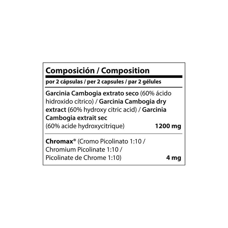 GARCIMAX 90 CAPS- VITOBEST- Garcinia Cambogia + cromo
