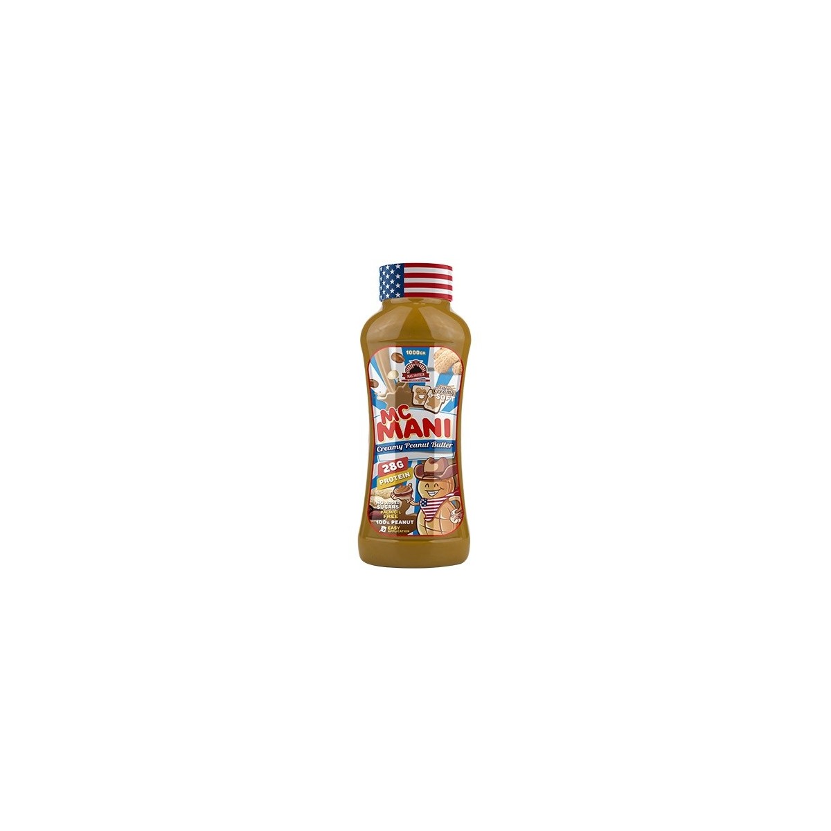 CREMA CACAHUETE MC MANI-500GR-SABOR SUAVE-MAX PROTEIN