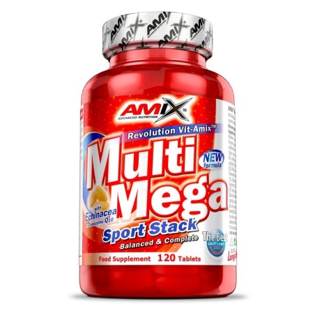 MULTI MEGA STACK 120CAPS-AMIX- Multivitaminico y mineral