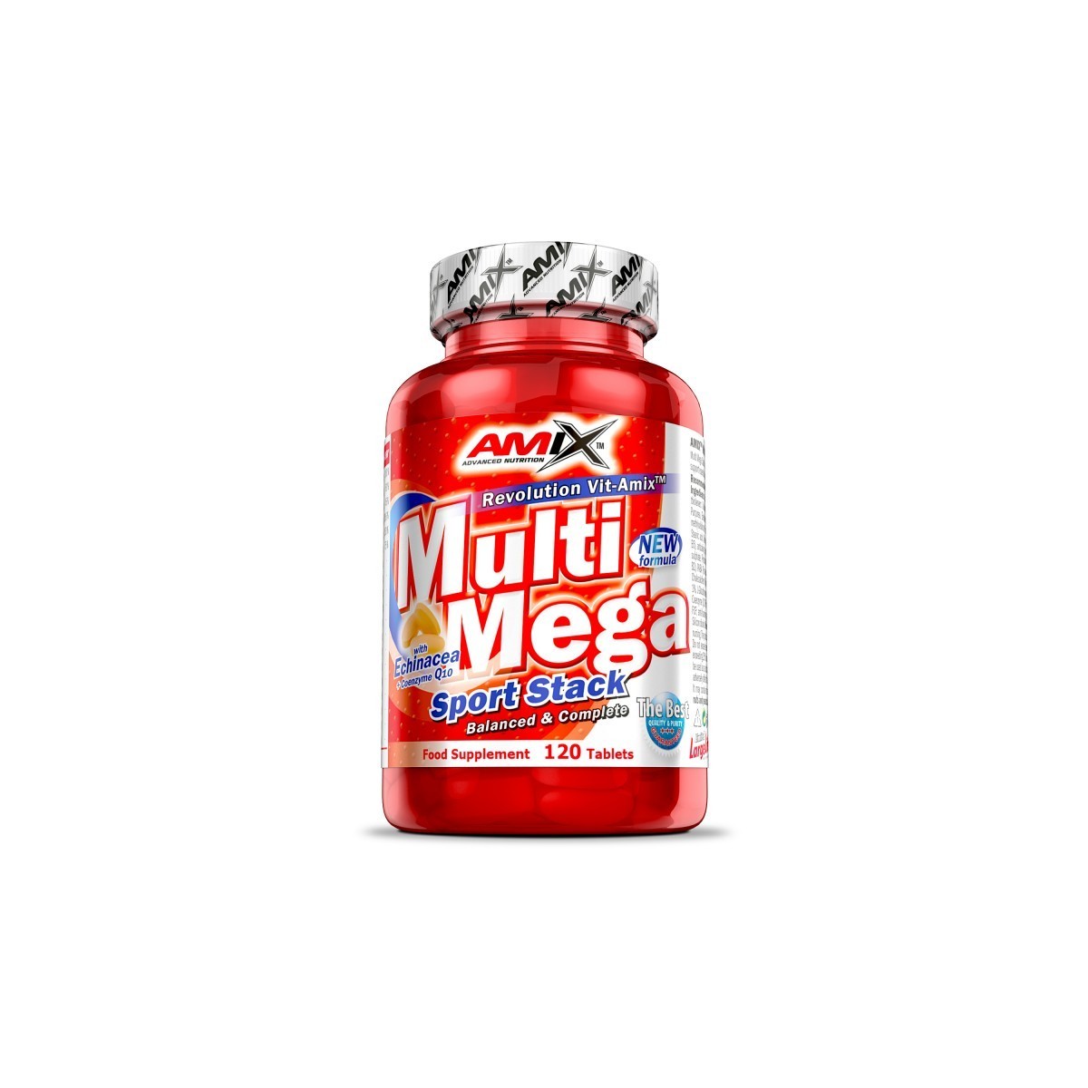 MULTI MEGA STACK 120CAPS-AMIX- Multivitaminico y mineral