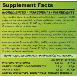 JUGO DE ALOE VERA ECOLOGICO 1LT- VITOBEST