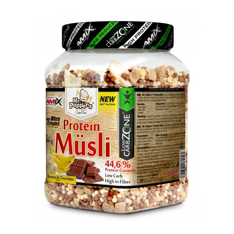 PROTEIN MUSLI-MrPopper's-AMIX 500g-Muesli proteico