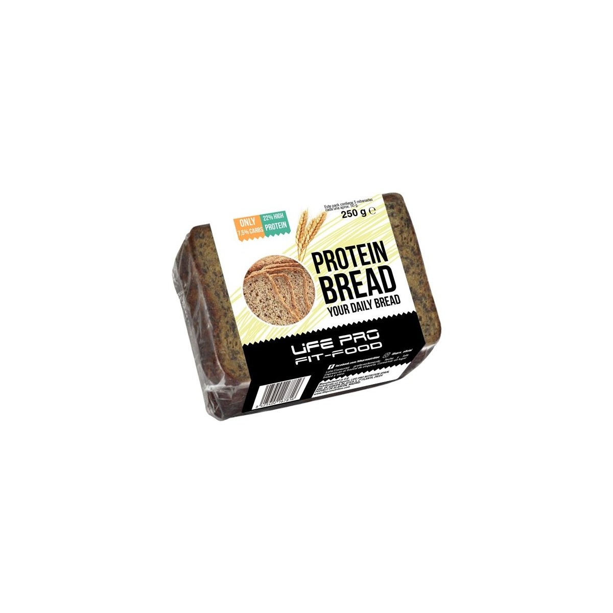 PAN PROTEICO Protein Bread-Life Pro 250g 5 Rebanadas
