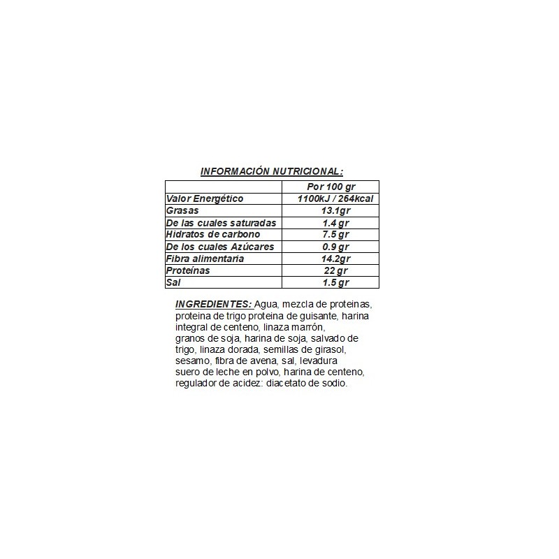 PAN PROTEICO Protein Bread-Life Pro 250g 5 Rebanadas