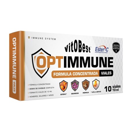 Optimmune Formula concentrada-Vitobest-10viales (Sistema Inmune)
