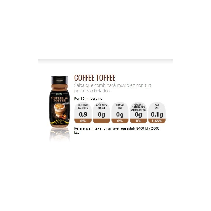 SIROPE CAFE CARAMELO 0% CALORIAS - SERVIVITA 305ML-SM SPORT NUTRITION