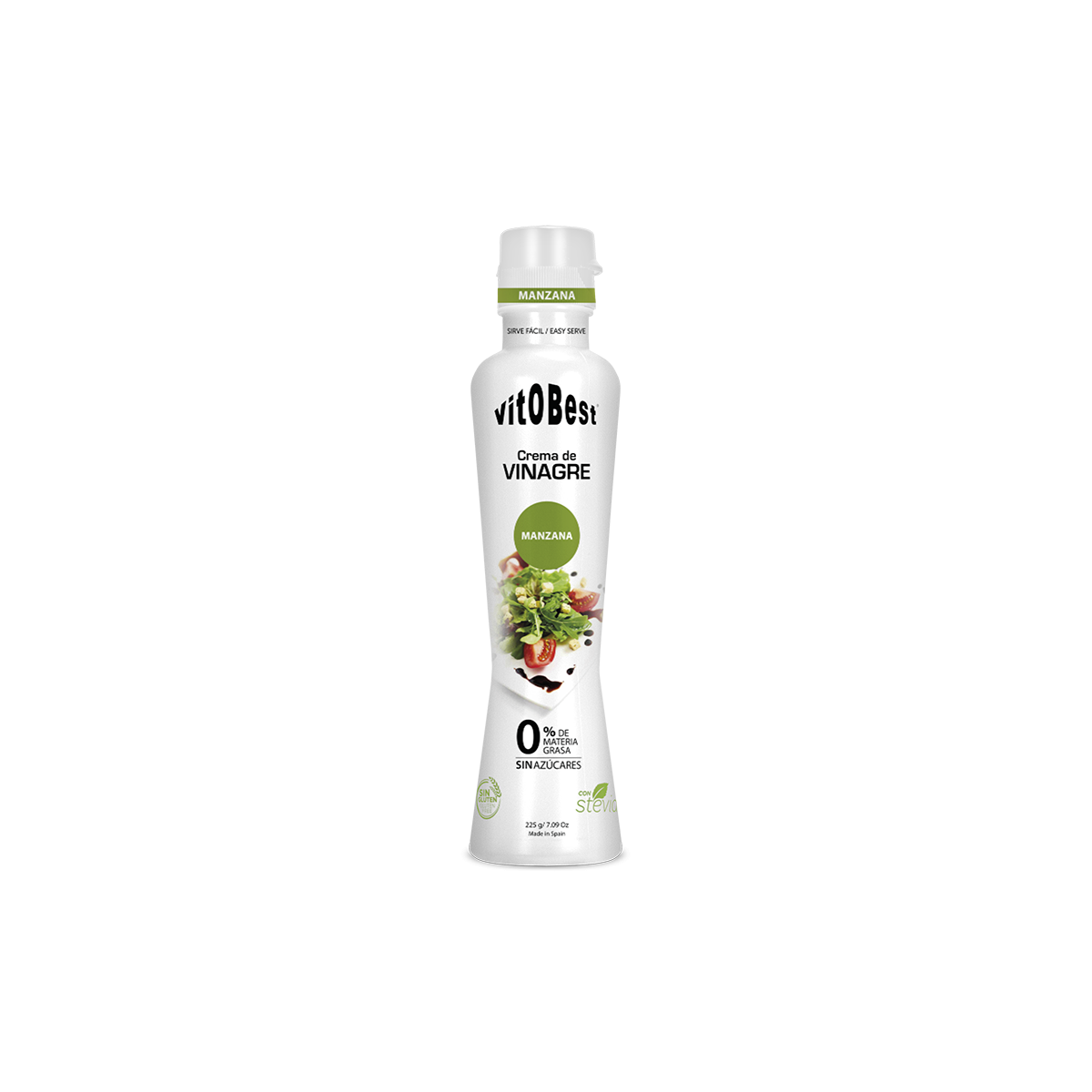 Crema de Vinagre 0% MANZANA 225g -Vitobest-Sin azucares-sin grasas